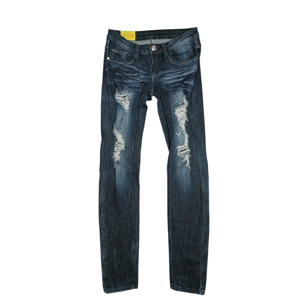 Machine Woman's Blue Distressed Jeans Size 28